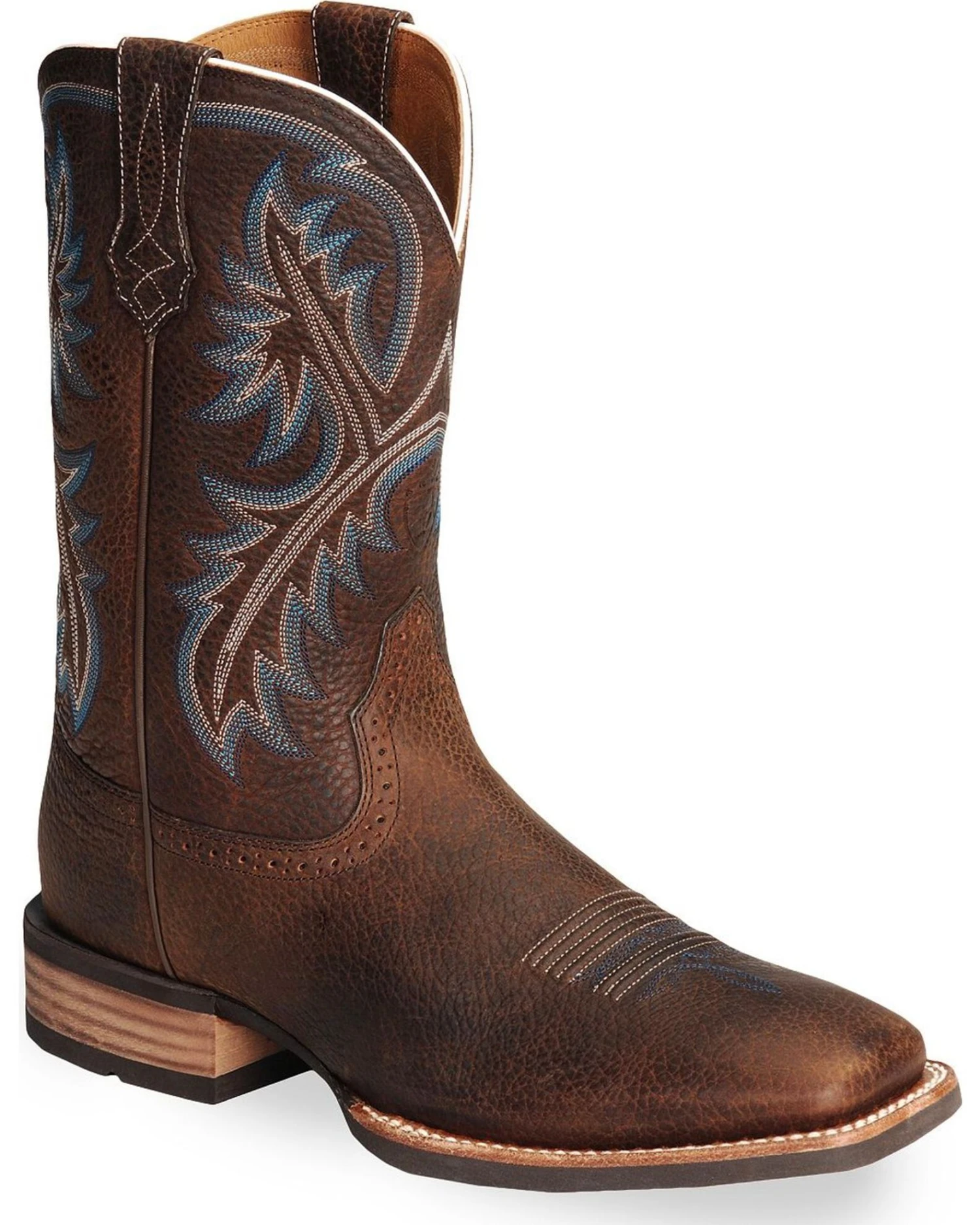 Ariat Men's Quickdraw Performance Western Boots - Broad Square Toe 3 Ariat Men's Quickdraw Performance Western Boots - Broad Square Toe