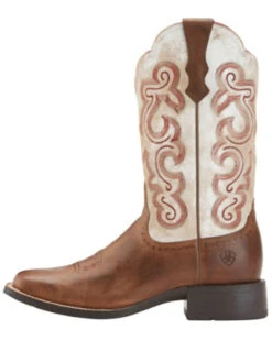 Ariat Women's Quickdraw Western Boots - Square Toe -Shoes Promotion Store 031791 41 P2