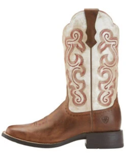 Ariat Women's Quickdraw Western Boots - Square Toe -Shoes Promotion Store 031791 7010 P2
