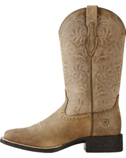 Ariat Women's Rich Brown Round Up Remuda Western Boots - Square Toe 18 Ariat Women's Rich Brown Round Up Remuda Western Boots - Square Toe -Shoes Promotion Store 031B57 12 LT