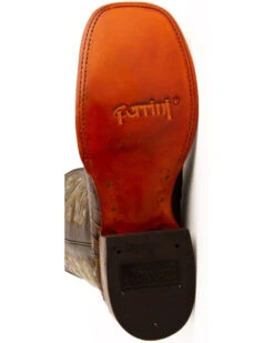 Ferrini Men's Caiman Croc Print Western Boots - Broad Square Toe -Shoes Promotion Store 036G45 36 P7
