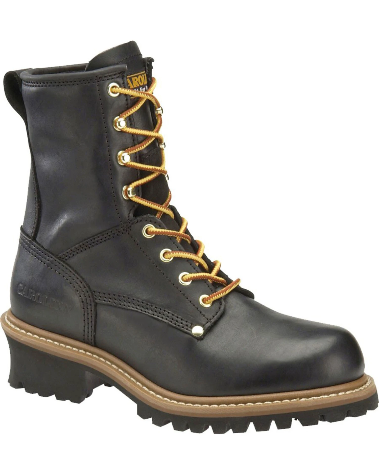 Carolina Men's 8" Logger Boots - Steel Toe 3 Carolina Men's 8" Logger Boots - Steel Toe