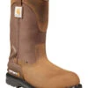 Carhartt Water Repellent Wellington Pull On Work Boots - Steel Toe -Shoes Promotion Store 050J23 FV P1