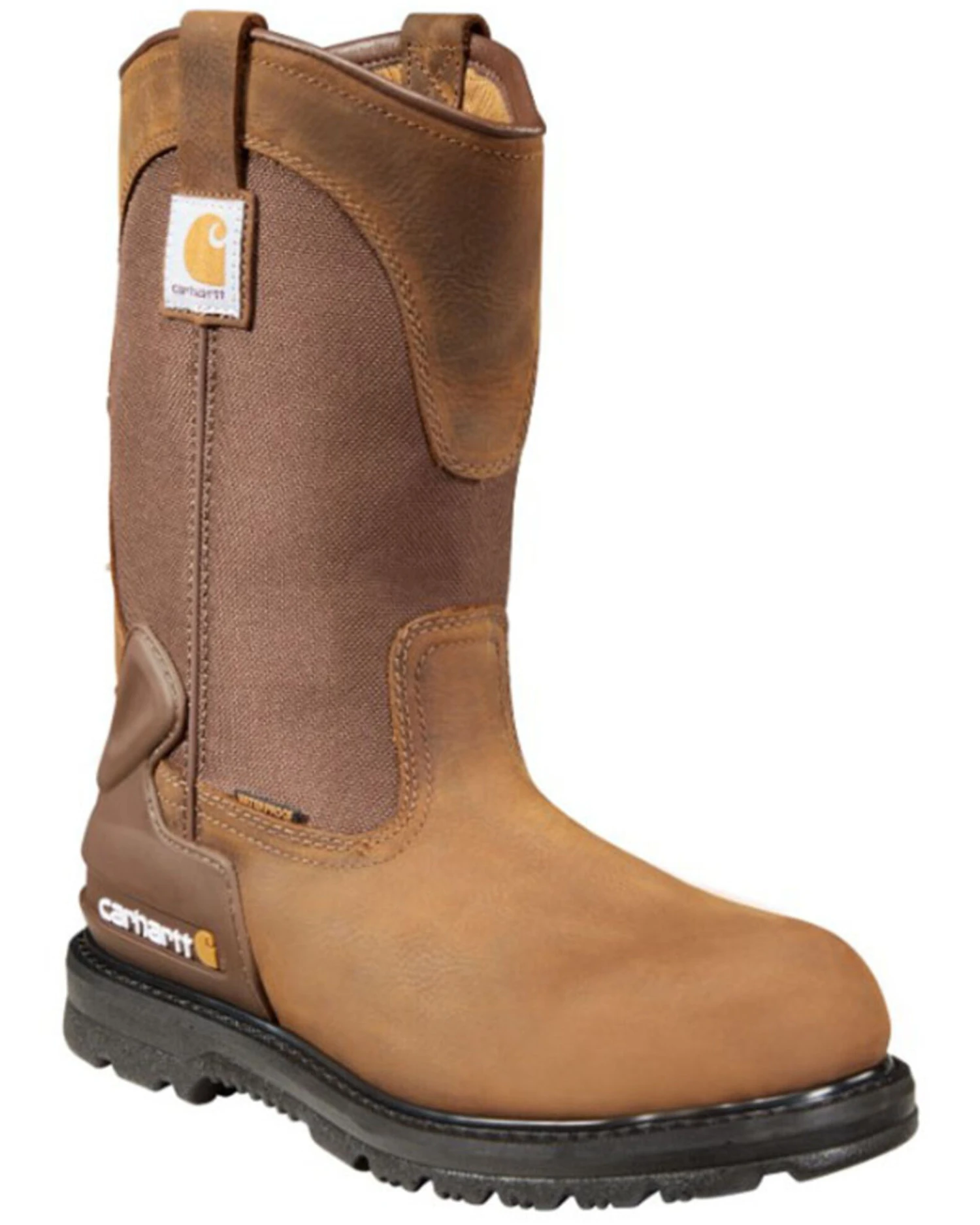 Carhartt Water Repellent Wellington Pull On Work Boots - Steel Toe 3 Carhartt Water Repellent Wellington Pull On Work Boots - Steel Toe