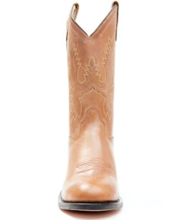 Old West Little Girls' Corona Calfskin Western Boots - Round Toe 14 Old West Little Girls' Corona Calfskin Western Boots - Round Toe -Shoes Promotion Store 053383 7049 P4