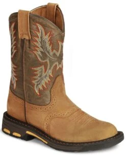 Ariat Boys' Workhog Western Boots - Square Toe