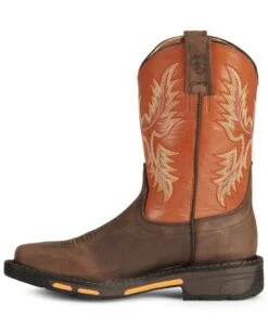 Ariat Boys' Earth Workhog Western Boots - Broad Square Toe 11 Ariat Boys' Earth Workhog Western Boots - Broad Square Toe -Shoes Promotion Store 053711 B8 LT