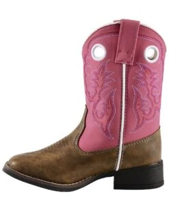 Laredo Kid's Mahaska Square Toe Western Boots -Shoes Promotion Store 053855 22 LT
