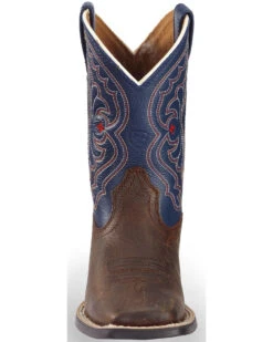 Ariat Boys' Royal Blue Quickdraw Western Boots - Square Toe -Shoes Promotion Store 053A07 41 FT