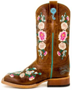 Macie Bean Little Girls' Honey Bunch Western Boots - Square Toe -Shoes Promotion Store 053P11 7049 P2