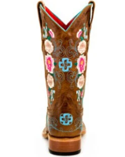 Macie Bean Little Girls' Honey Bunch Western Boots - Square Toe -Shoes Promotion Store 053P11 7049 P4