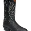 Tony Lama Men's Smooth Ostrich Western Boots - Round Toe -Shoes Promotion Store 066703 89 P1