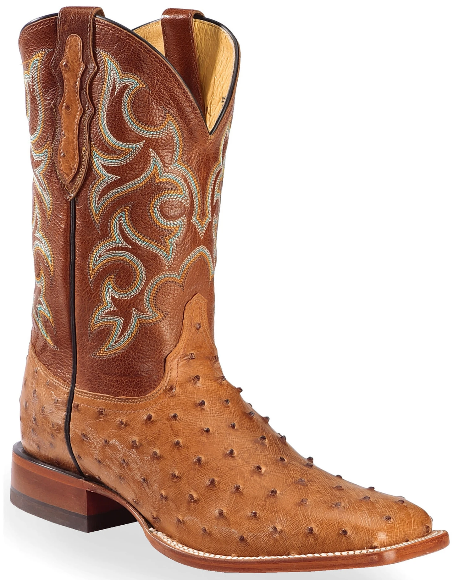 Justin Men's Full Quill Ostrich Western Boots 3 Justin Men's Full Quill Ostrich Western Boots