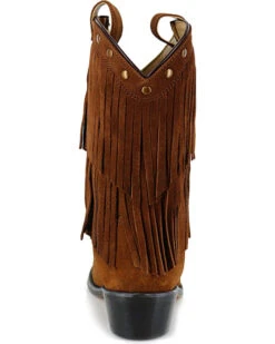 Shyanne® Girls' Fringe Snip Toe Western Boots -Shoes Promotion Store 2000204948 200 BK