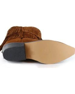 Shyanne® Girls' Fringe Snip Toe Western Boots -Shoes Promotion Store 2000204948 200 BM