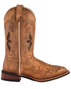 Laredo Women's Spellbound Western Performance Boots - Broad Square Toe   -Shoes Promotion Store 2000217276 280 RT