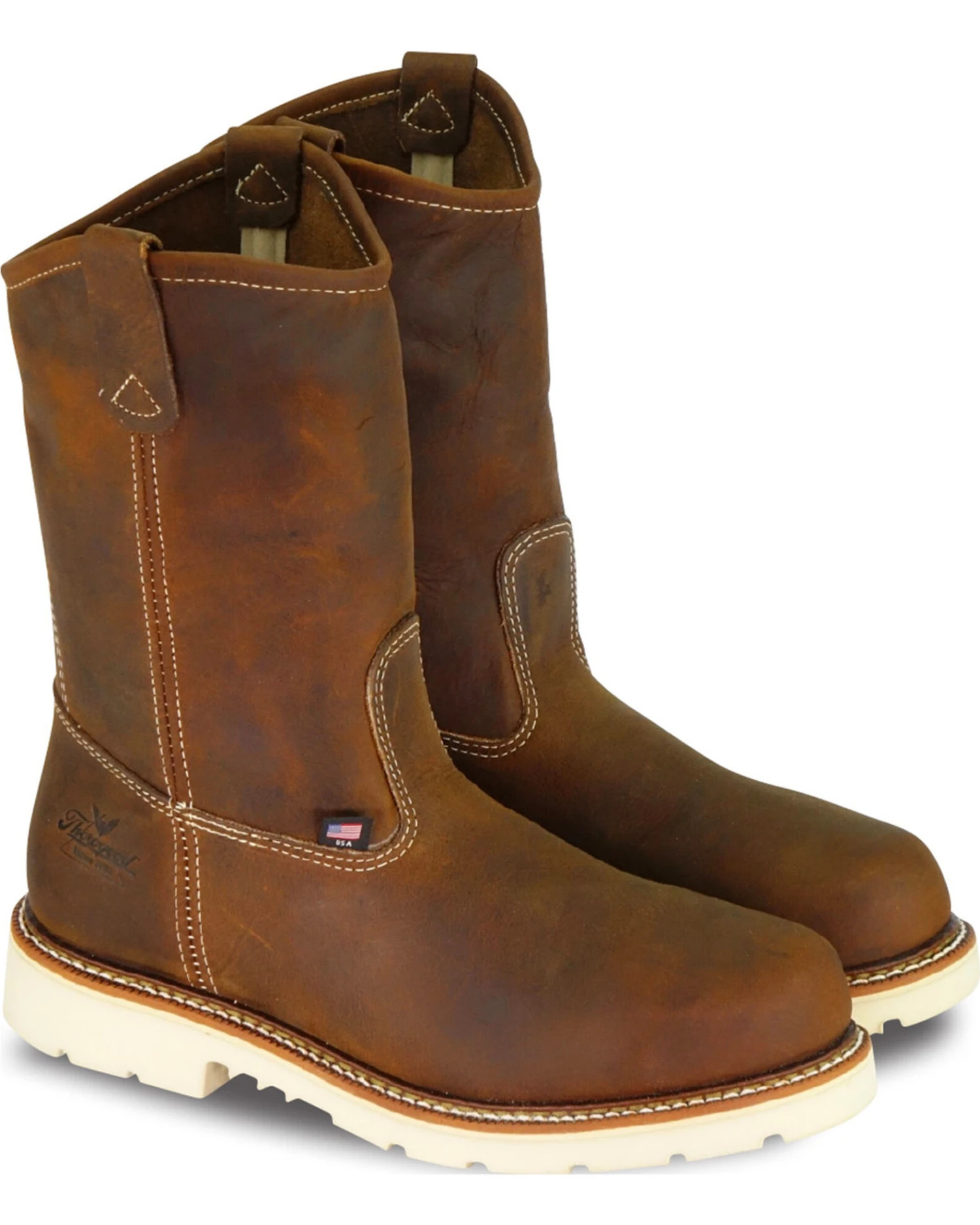 Thorogood Men's 11" American Heritage MAXwear 90 Made In The USA Wellington Work Boots - Steel Toe 3 Thorogood Men's 11" American Heritage MAXwear 90 Made In The USA Wellington Work Boots - Steel Toe