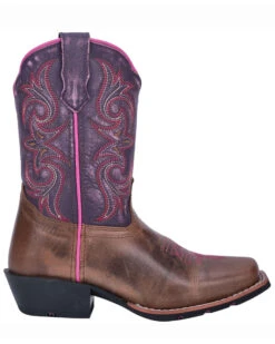 Dan Post Girls' Majesty Western Boots - Square Toe -Shoes Promotion Store 2000225518 200 P2