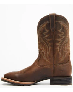 Ariat Men's Distressed Hybrid Rancher Western Performance Boots - Broad Square Toe -Shoes Promotion Store 2000233948 200 P3