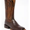 Ariat Men's Double Down Caiman Belly Cowboy Boots - Broad Square Toe