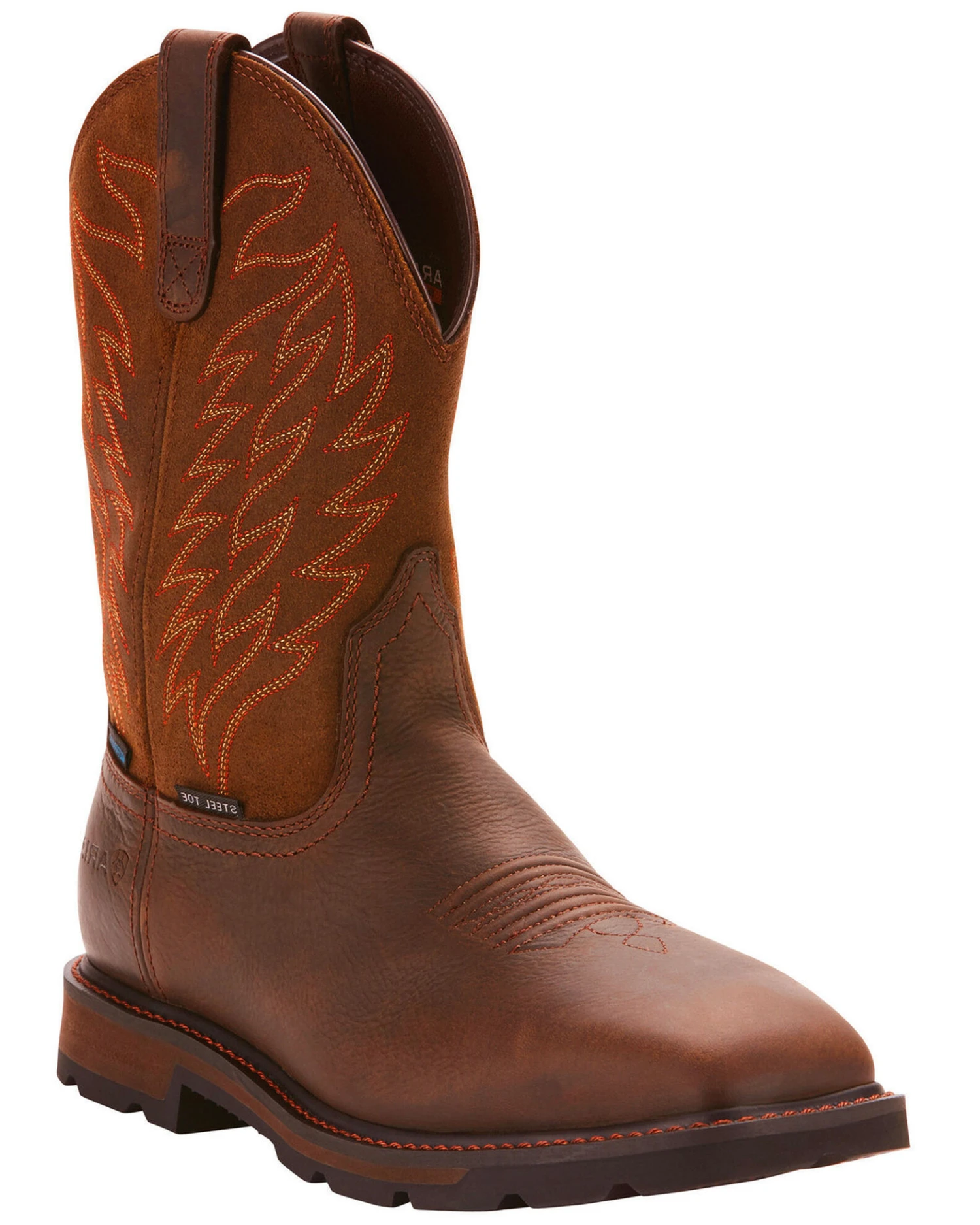 Ariat Men's Groundbreaker H20 Western Boots - Steel Toe 3 Ariat Men's Groundbreaker H20 Western Boots - Steel Toe