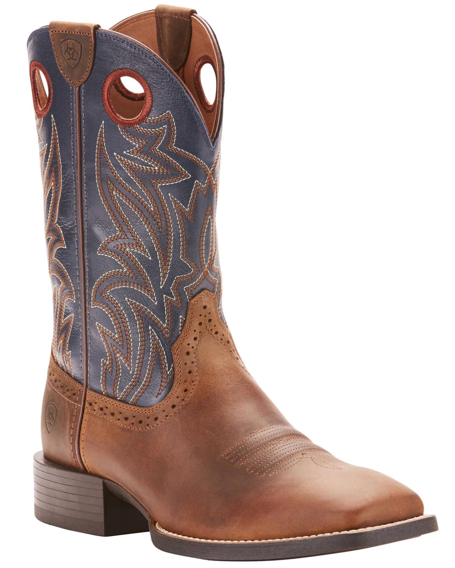 Ariat Men's Sidebet Western Performance Boots - Broad Square Toe 3 Ariat Men's Sidebet Western Performance Boots - Broad Square Toe
