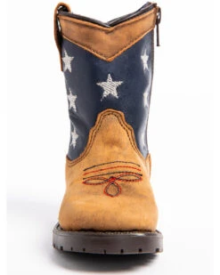Cody James Toddler Boys' USA Flag Western Boots - Broad Square Toe -Shoes Promotion Store 2000253466 200 P4