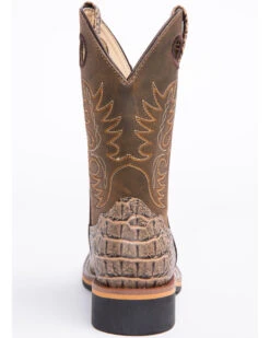 Cody James Little Boys' Gator Print Western Boots - Broad Square Toe -Shoes Promotion Store 2000253467 200 P5