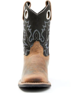 Cody James Boys' Brown Western Boots - Broad Square Toe -Shoes Promotion Store 2000253956 200 P4