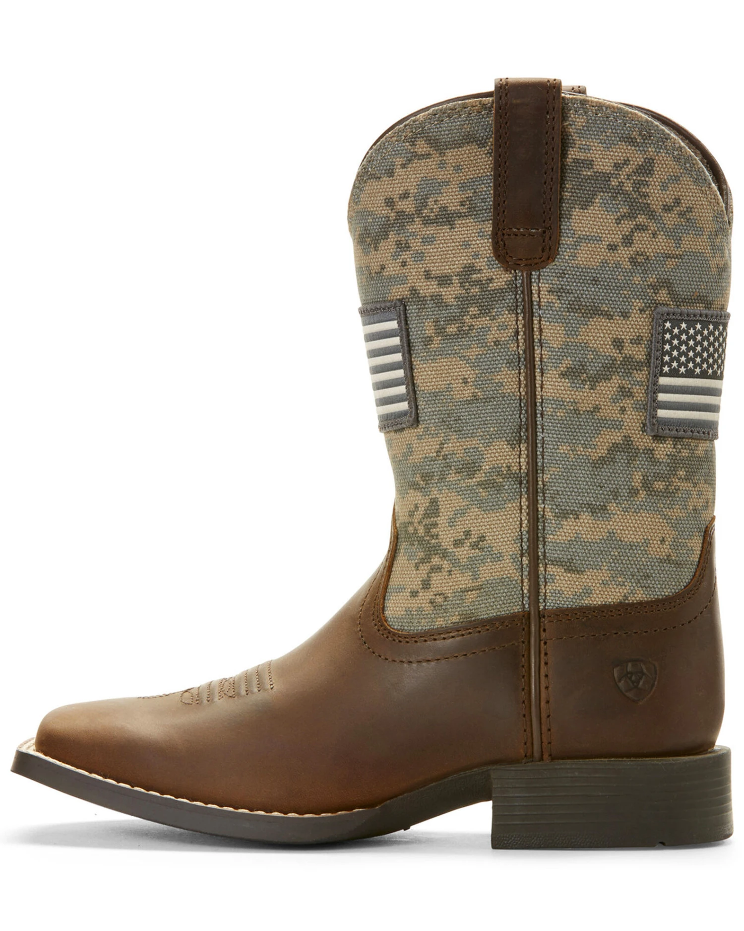 Ariat Boys' Patriot American Flag Western Boots - Broad Square Toe 4 Ariat Boys' Patriot American Flag Western Boots - Broad Square Toe - Image 2