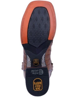 Dan Post Men's Kingsly Caiman Western Boots - Broad Square Toe -Shoes Promotion Store 2000276157 240 P7