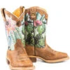 Tin Haul Girls' Cactilicious Embroidered Western Boots - Square Toe -Shoes Promotion Store 2000279896 200 P1