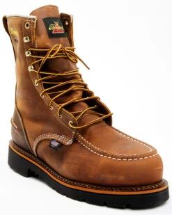 Thorogood Men's 8" Crazyhorse Made In The USA Waterproof Work Boots - Steel Toe