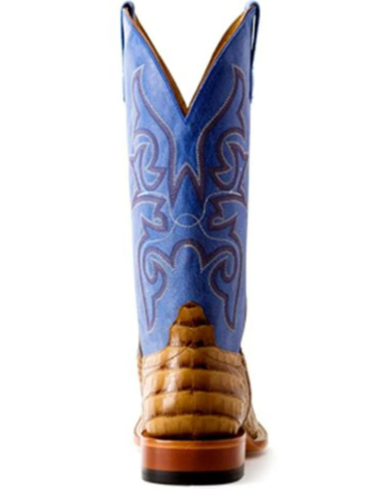 Horse Power Men's Toasted Caiman Print Western Boots - Square Toe 5 Horse Power Men's Toasted Caiman Print Western Boots - Square Toe - Image 4