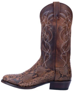 Dan Post Men's Manning Exotic Python Western Boots - Medium Toe -Shoes Promotion Store 2000285914 200 P3