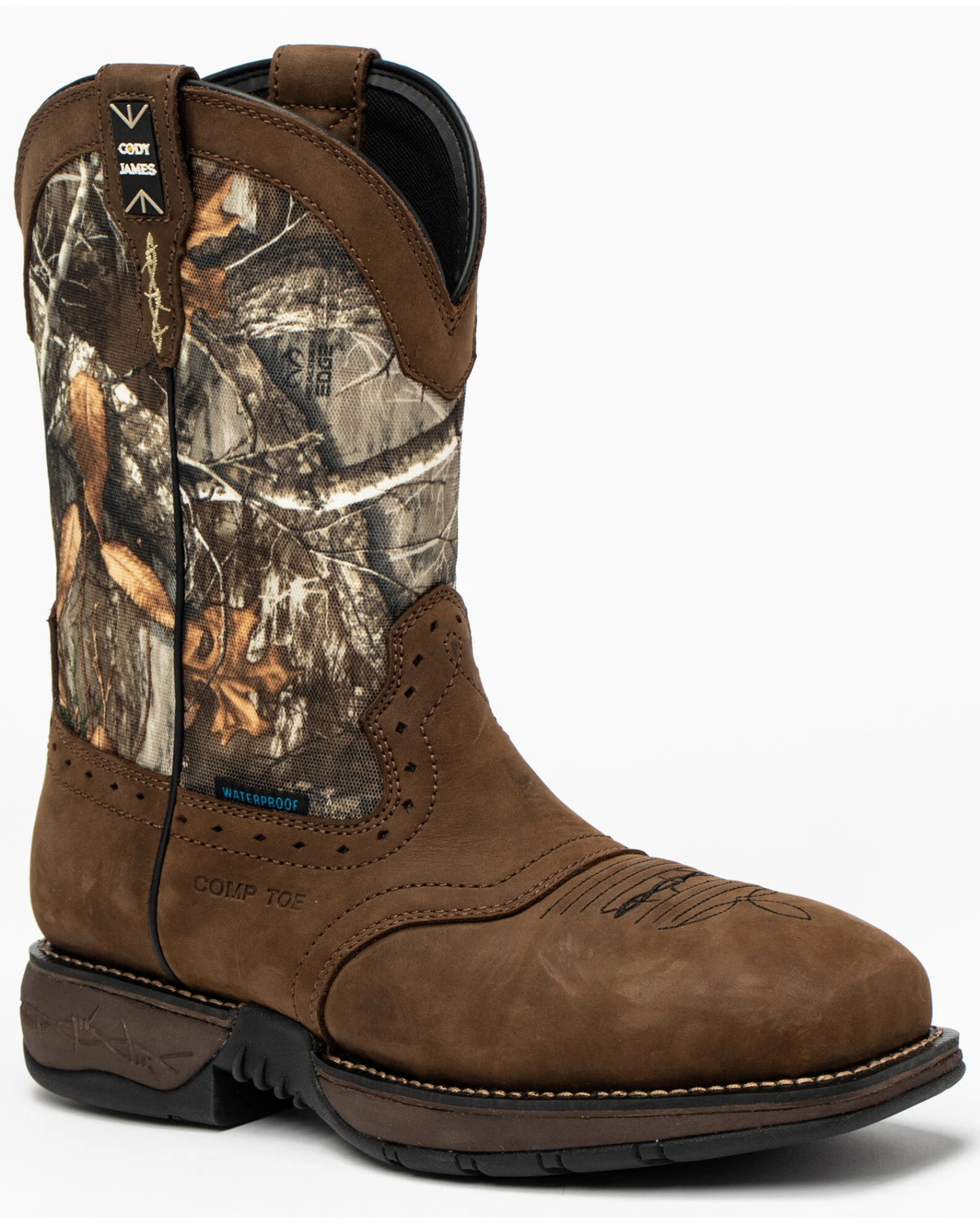 Cody James Men's Xero Gravity Lite Camo Western Work Boots - Composite Toe 3 Cody James Men's Xero Gravity Lite Camo Western Work Boots - Composite Toe