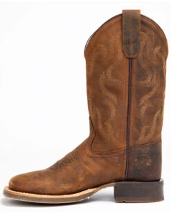 Cody James Boys' Full-Grain Leather Western Boots - Square Toe -Shoes Promotion Store 2000291622 200 P3