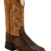 Old West Boys' Gator Print Western Boots - Broad Square Toe 2 Old West Boys' Gator Print Western Boots - Broad Square Toe -Shoes Promotion Store 2000291914 200 P1