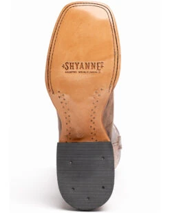 Shyanne Women's Lasy Floral Embroidered Western Boots - Broad Square Toe -Shoes Promotion Store 2000296019 200 P7