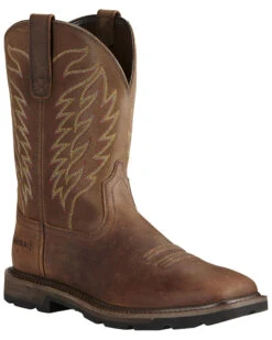 Ariat Men's Groundbreaker Western Work Boots - Steel Toe
