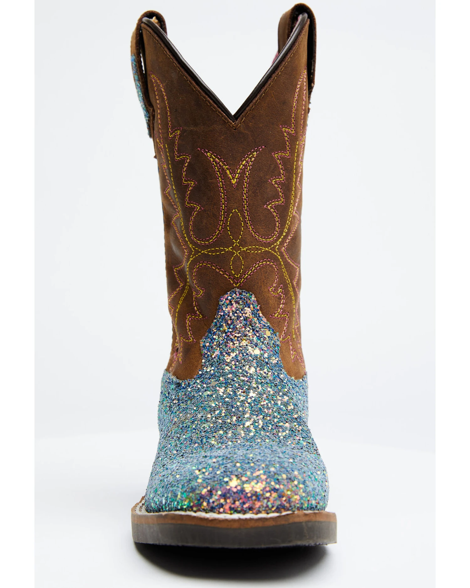 Shyanne Girls' Glitterama Western Boots - Broad Square Toe 5 Shyanne Girls' Glitterama Western Boots - Broad Square Toe - Image 3