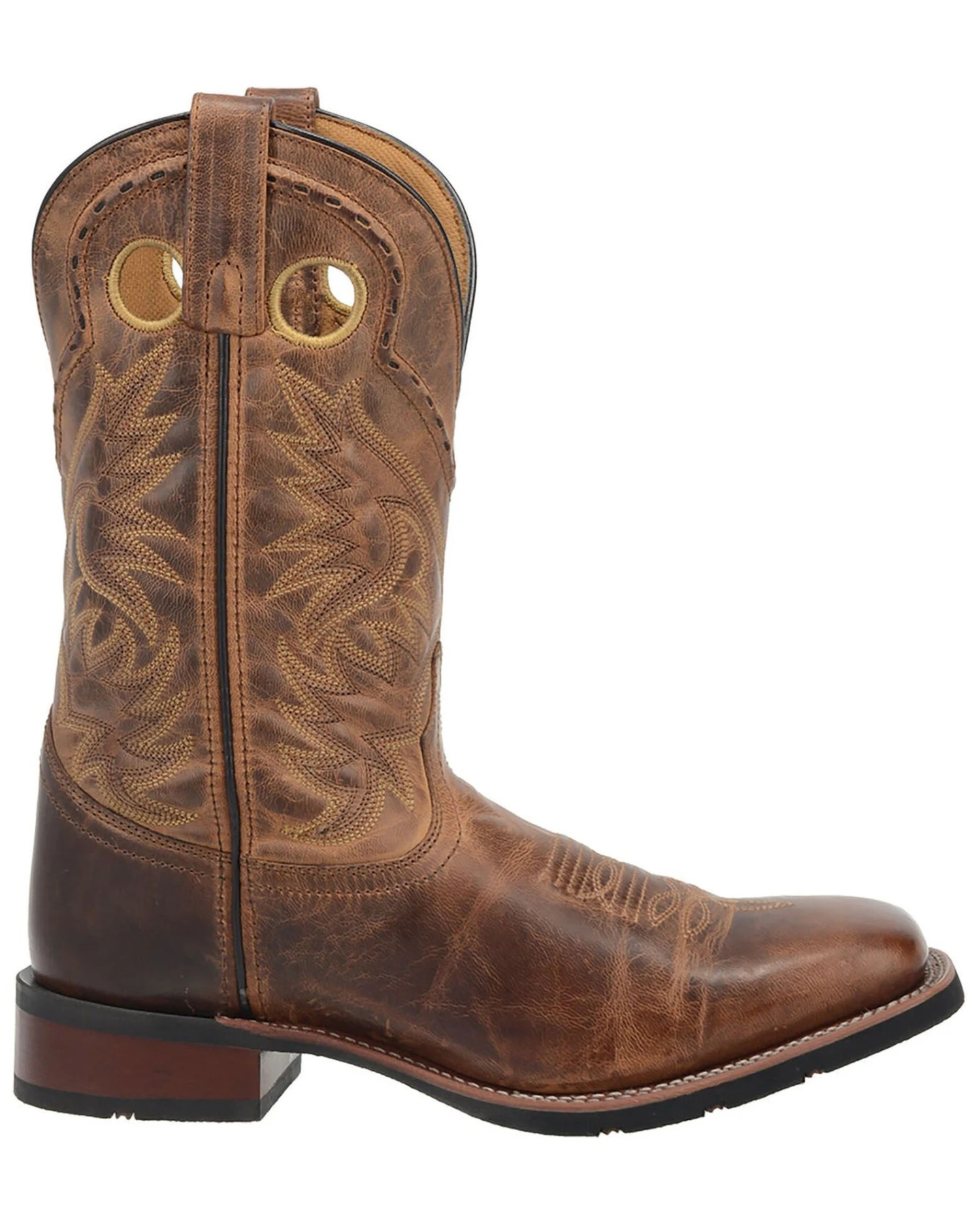 Laredo Men's Kane Western Boots - Broad Square Toe 4 Laredo Men's Kane Western Boots - Broad Square Toe - Image 2