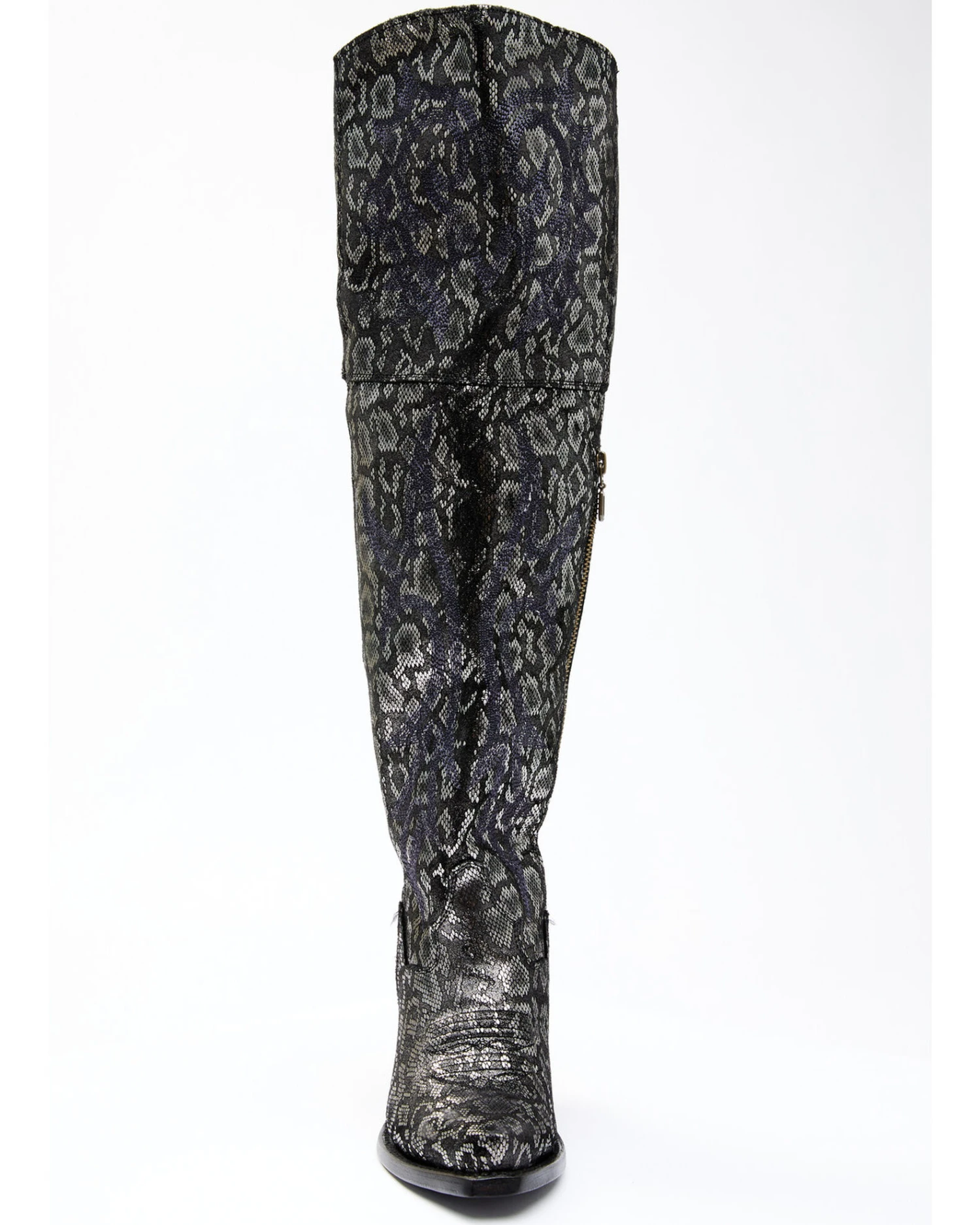 Dan Post Women's Black Snake Print Western Boots - Snip Toe 5 Dan Post Women's Black Snake Print Western Boots - Snip Toe - Image 3