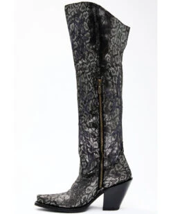 Dan Post Women's Black Snake Print Western Boots - Snip Toe 12 Dan Post Women's Black Snake Print Western Boots - Snip Toe -Shoes Promotion Store 2000340406 040 P4