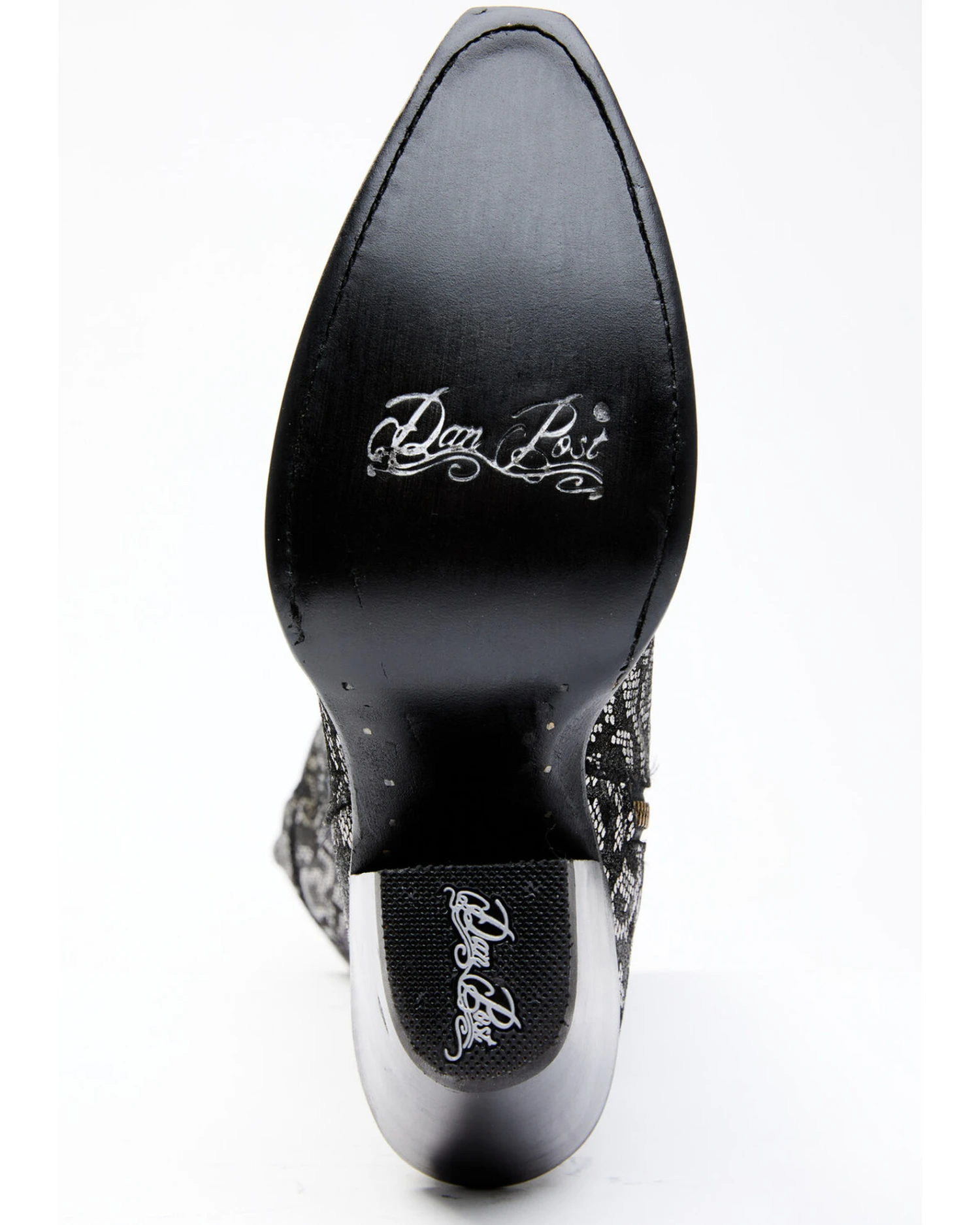 Dan Post Women's Black Snake Print Western Boots - Snip Toe 9 Dan Post Women's Black Snake Print Western Boots - Snip Toe - Image 7