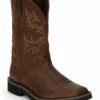 Justin Men's Driller Western Work Boots - Soft Toe