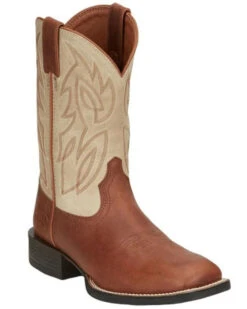 Justin Men's Canter Western Boots - Broad Square Toe