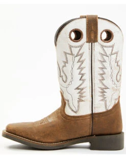 Cody James Boys' Pull On Leather Western Boots - Broad Square Toe  -Shoes Promotion Store 2000346554 200 P3