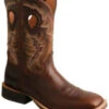 Twisted X Men's Brown Ruff Stock Western Boots - Square Toe -Shoes Promotion Store 2000350217 201 P1
