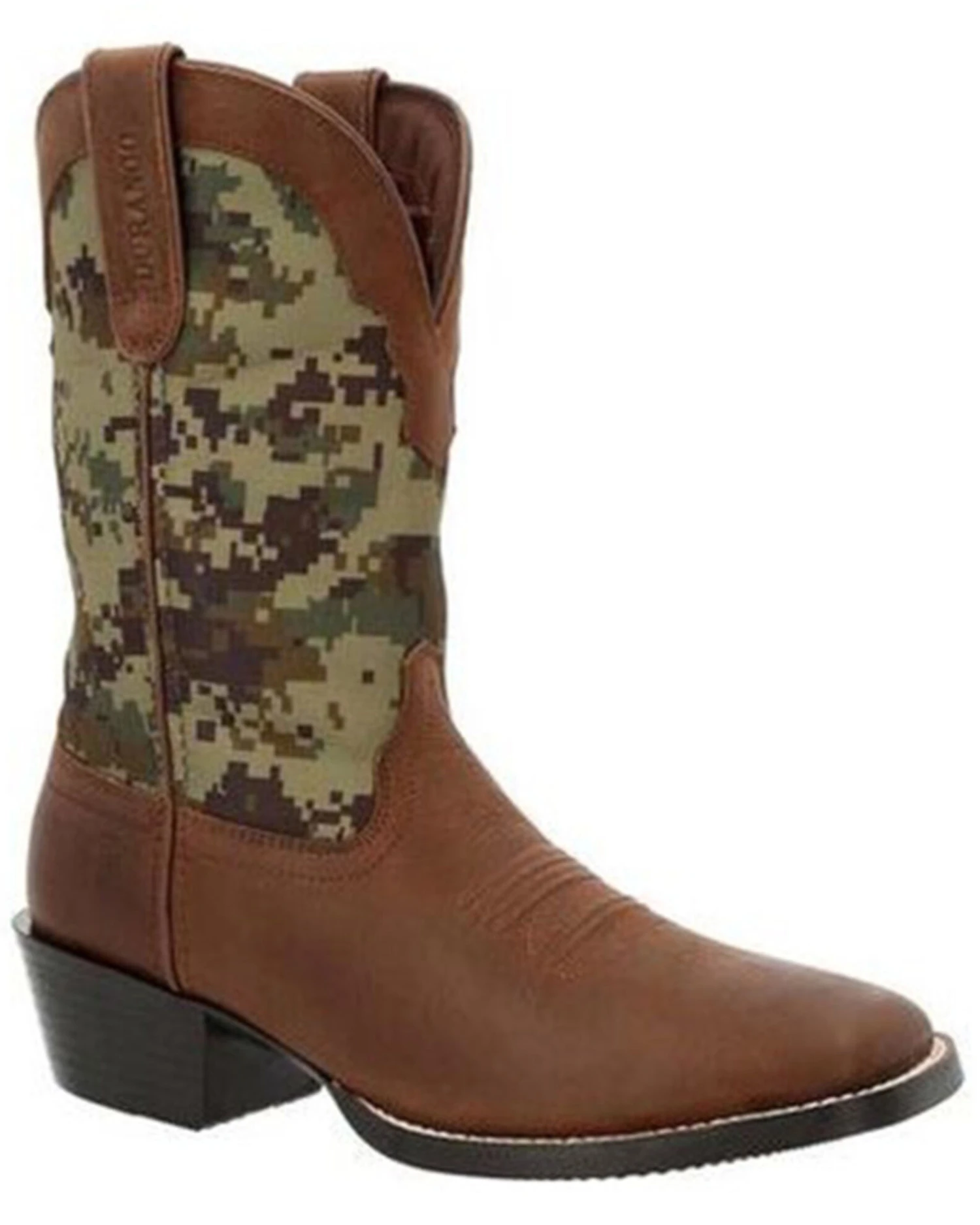 Durango Men's Westward Camo Western Performance Boots - Broad Square Toe 3 Durango Men's Westward Camo Western Performance Boots - Broad Square Toe